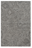 3'X5' Grey Hand Tufted Abstract Indoor Area Rug