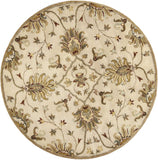 60 X 90 Ivory Polyester Rug