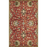 3' X 5' Sienna Medallion Vines Wool Rug