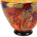 11 Mouth Blown Art Glass Centerpiece Or Punch Bowl