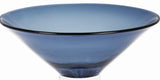 12 Mouth Blown Crystal Midnight Blue Centerpiece Bowl