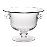 11 Mouth Blown Crystal European Made Trophy Centerpiece Fruit Or Punch Bowl