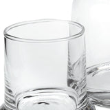 4 X 6 X 7 Clear Glass 2 Pc Glass Bedside Or Desktop Carafe Set 10 Oz