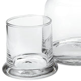 4 X 6 X 7 Clear Glass 2 Pc Glass Bedside Or Desktop Carafe Set 10 Oz