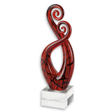 13 Multicolor Art Glass Centerpiece