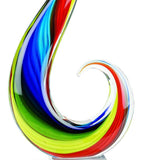 16 Multicolor Art Glass Centerpiece