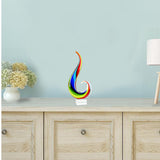 16 Multicolor Art Glass Centerpiece