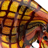 9 Multicolor Large Bull Art Glass