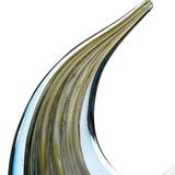 16 Blue Giant Angel Fish Art Glass