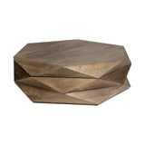 S2 Solid Wood Black Metal Nesting Coffee Tables