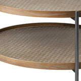 Rectangular Solid Wood Top And Base Coffee Table