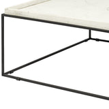 36" Brown Rectangular Coffee Table