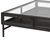 33" White And Gold Genuine Marble And Metal Hexagon Coffee Table