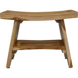 18" X 24" Natural Teak Shower Bench