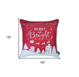 Set Of Four Silver Gray 18" Snowflakes Throw Pillow Covers