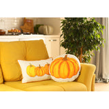 Set Of Four 20" Green Pumpkin Pick Up Truck Lumbar Pillow Covers