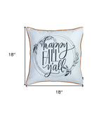 Set Of 2 18" Pumpkin Truck Throw Pillow Cover