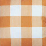 Set Of 2 18" Fall Season Pumpkin Gingham Throw Pillow Cover