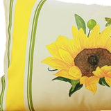 Set Of 2 20" Fall Sunflower Lumbar Pillow Cover In Multicolor