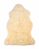 2' X 3' Cream New Zealand Natural Sheepskin Rug