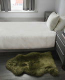 2' X 3' Yellow New Zealand Natural Sheepskin Rug