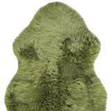 Sage Green New Zealand Natural Sheepskin Rug