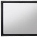 35" Black Accent Mirror