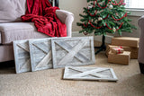 23" Thick Weathered Gray Christmas Tree Collar