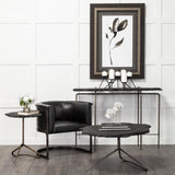 16" Brown Solid Wood Console Table