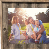 11X14 Weathered Grey Picture Frame With Plexiglass Holder