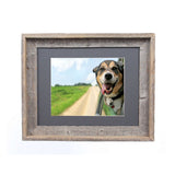 11X14 Rustic Cinder Picture Frame With Plexiglass Holder