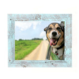 8"X9" Rustic Blue Picture Frame