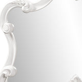 Square Mirror With Center Round Mirror