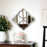 Interlocking Mirrored Curved Shapes With Beveled Edge