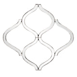 Interlocking Mirrored Curved Shapes With Beveled Edge