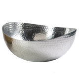 Handcrafted 14.5" Hammered Stainless Steel Centerpiece Bowl