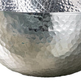 Handcrafted Hammered Stainless Steel Square Centerpiece Bowl