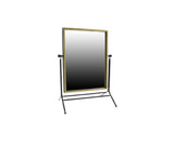 18" Black Framed Makeup Shaving Tabletop Mirror