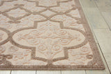 5' X 8' Cream Moroccan Indoor Outdoor Area Rug