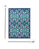 8' X 11' Cream Moroccan Indoor Outdoor Area Rug