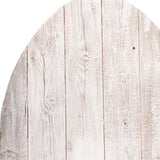 18" Rustic Farmhouse White Wash Wood Large Egg