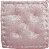 24" X 24" Rose Polyester Solid Color Floor Cushion