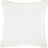 Cream Sequined Ombre Throw Pillow