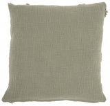 Boho Chic Sage Textured Lines Throw Pillow