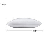 Lux Sateen Down Alternative King Size Firm Pillow