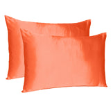 Poppy Dreamy Set Of 2 Silky Satin King Pillowcases