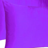 Fuchsia Dreamy Set Of 2 Silky Satin King Pillowcases