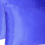 Bright Purple Dreamy Set Of 2 Silky Satin King Pillowcases