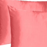 Purple Dreamy Set Of 2 Silky Satin Standard Pillowcases