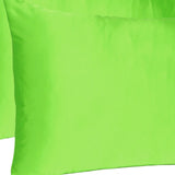 Lemongrass Dreamy Set Of 2 Silky Satin Standard Pillowcases